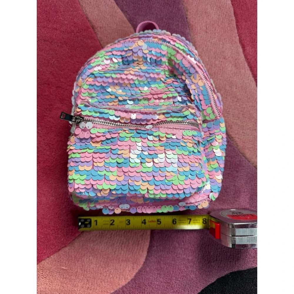 BlackMilk Sparkle Sparkle Pastel Sequin Mini Backpack